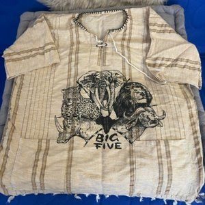 Kenya Africa Shirt Tunic Linen